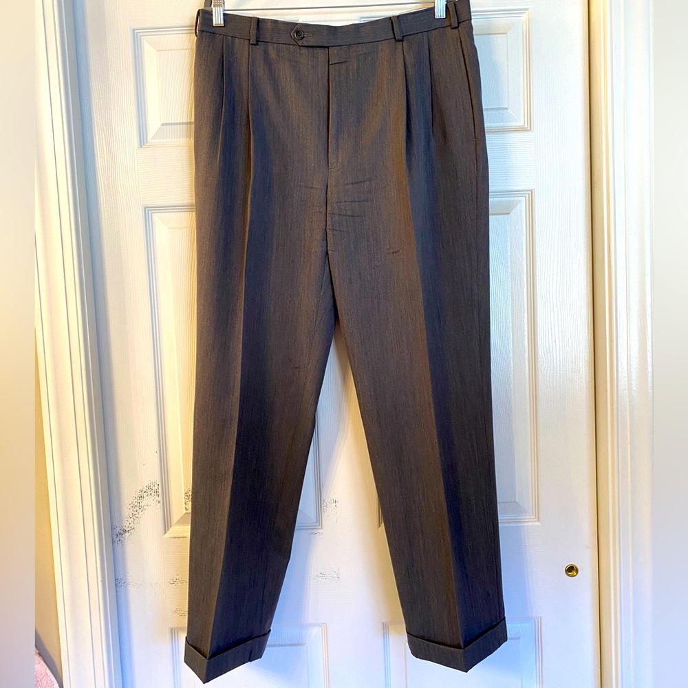 Dark Gray Brooks Brothers Dress Pants